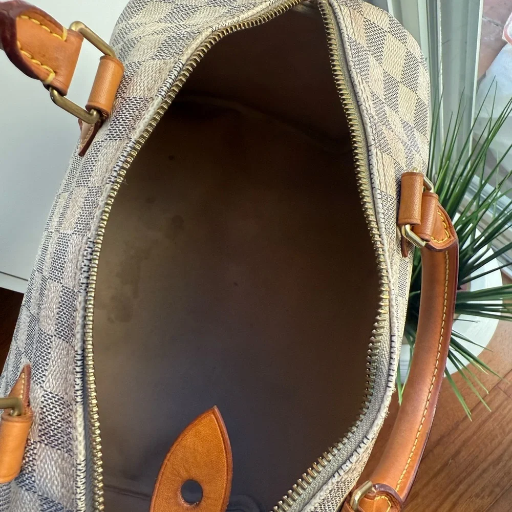 ✨Louis Vuitton Speedy 30 Azur Damier - Picture 6 of 13